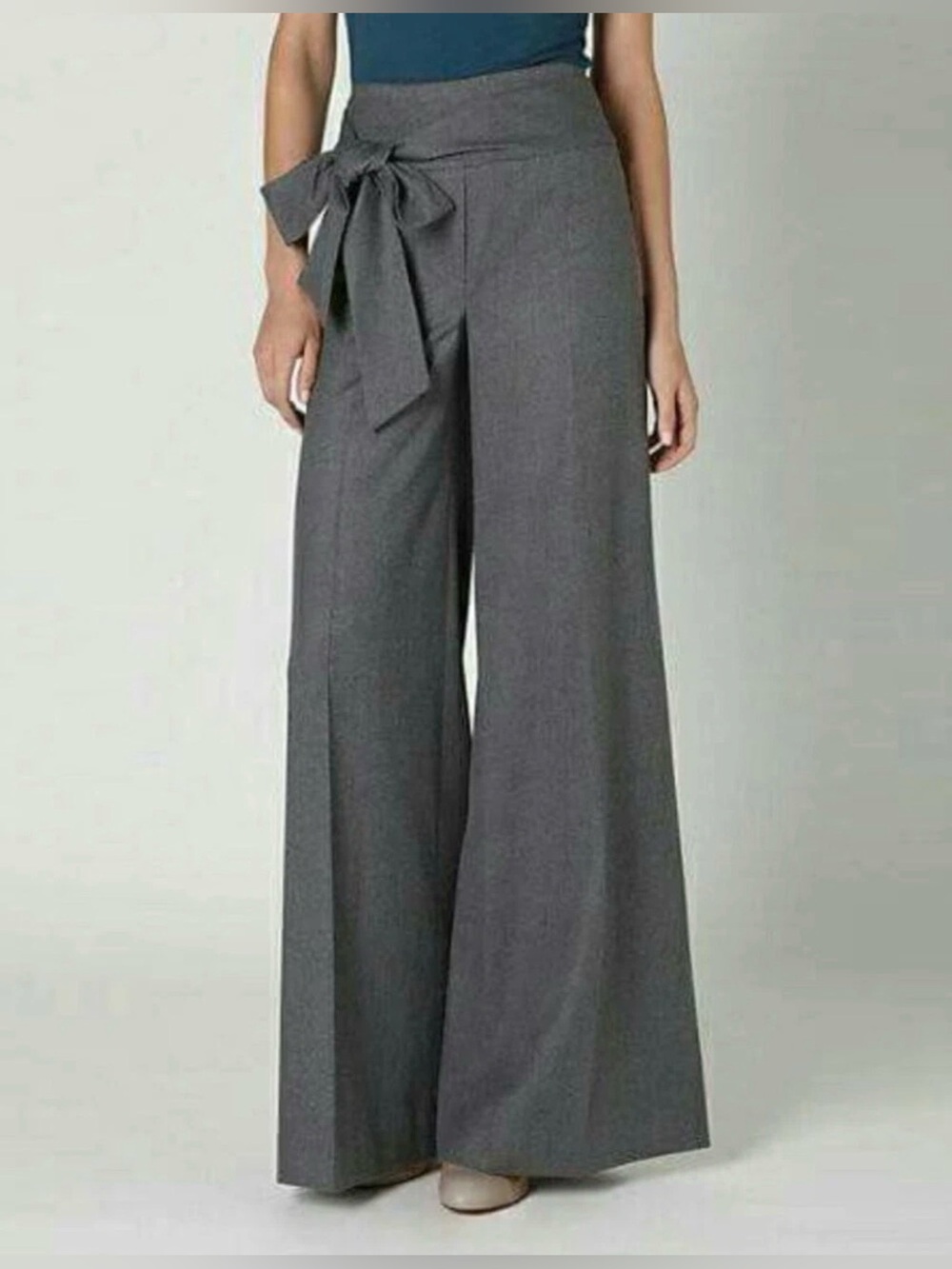 Anthropologie Elevenses viscose/poly blend wide leg